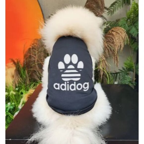 Adidog Pet Dog Cat‎ Shirt Black Size L Soft Comfortable NEW - Picture 2 of 3